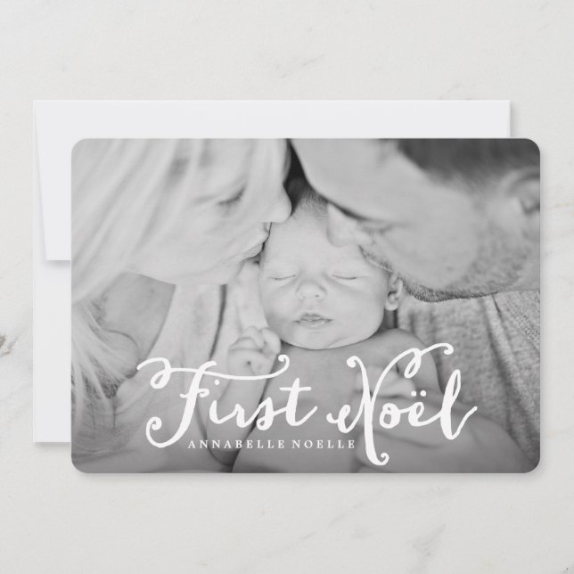 First Noel | Holiday Photo Card (Front)