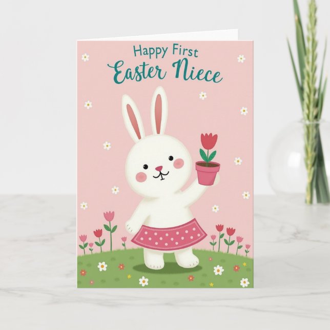 First Occasion Bunny Card (Front)