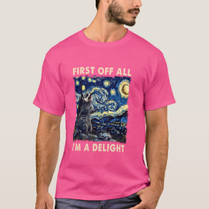 First Of All I'm A Delight Angry Opossum Possum St T-Shirt