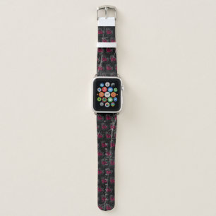 First Of All I'm A Delight Roaring Black Cat Apple Watch Band