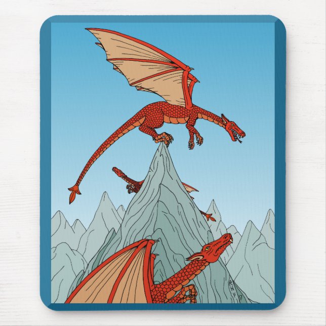 First One to the Top Wins! Mouse Pad (Front)