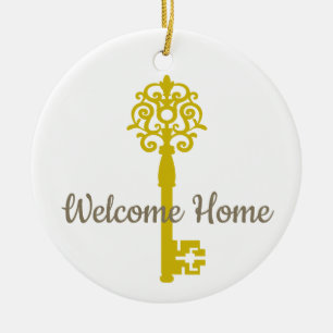 First or New Home Ceramic Ornament
