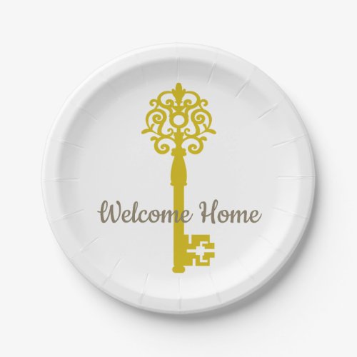 First or New Home Paper Plates