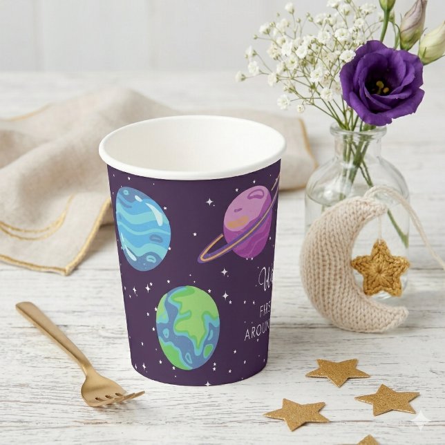 First Orbit 1st Birthday Space Party Cup (Creator Uploaded)