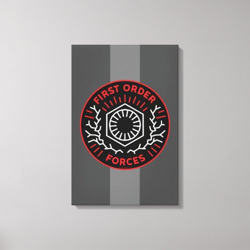 First Order Forces Logo Decal Canvas Print