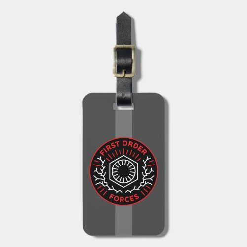 First Order Forces Logo Decal Luggage Tag