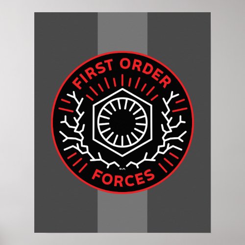 First Order Forces Logo Decal Poster