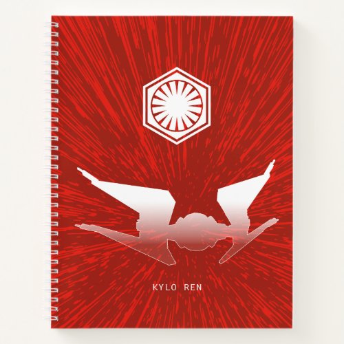 First Order Kylo Ren TIE Silencer Graphic Notebook