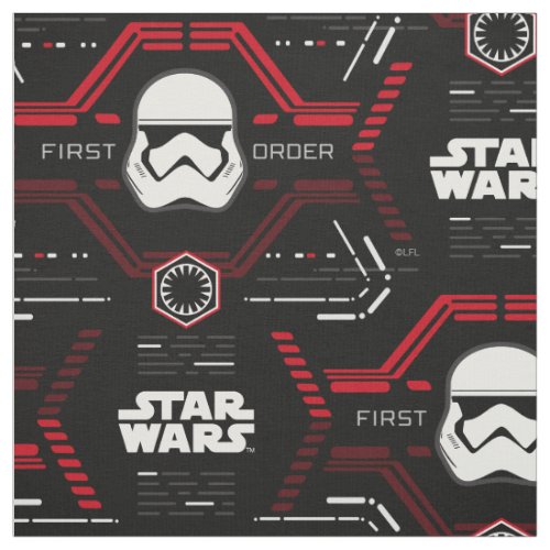First Order Stormtrooper Pattern Fabric