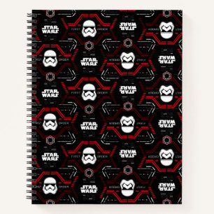 First Order Stormtrooper Pattern Notebook