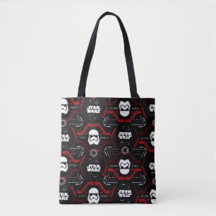 First Order Stormtrooper Pattern Tote Bag