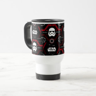 First Order Stormtrooper Pattern Travel Mug