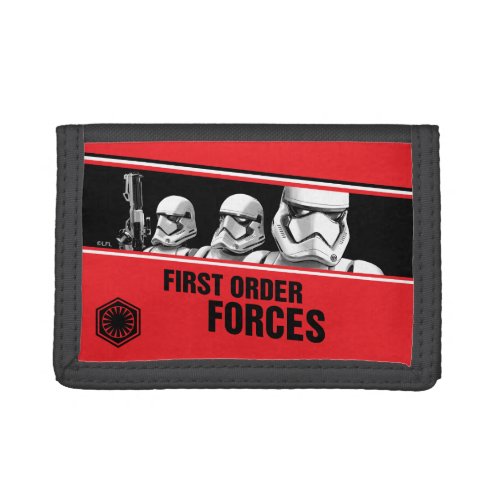 First Order Stormtrooper Storyboard Reveal Trifold Wallet