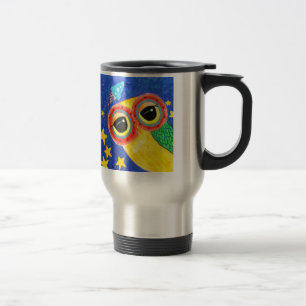 First Owl In Space Travel Mug
