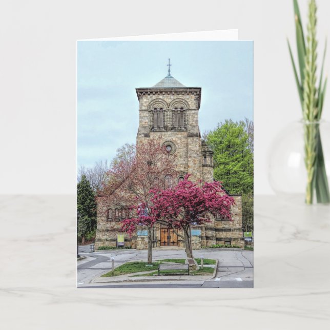First Parish Plymouth Spring greeting card (Front)