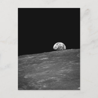 First Photograph of a Earthrise taken by Apollo 8 Postcard