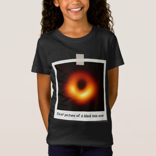 First Picture Of A Black Hole Ever Astronomy Space T_Shirt