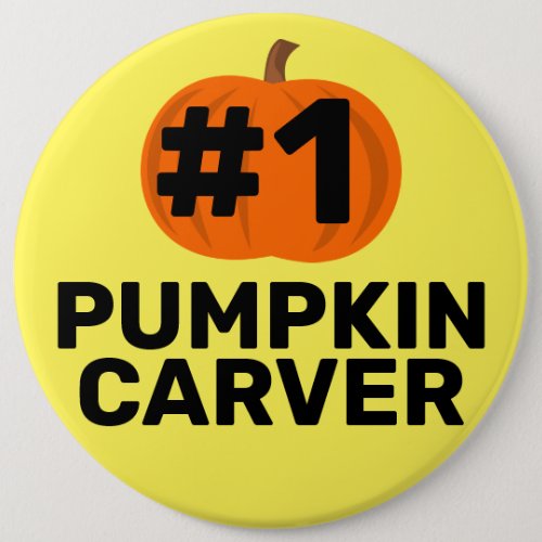 First Place Pumpkin Carver Award Button
