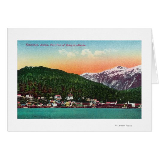 First Port of Entry in Alaska View Cards (Front Horizontal)