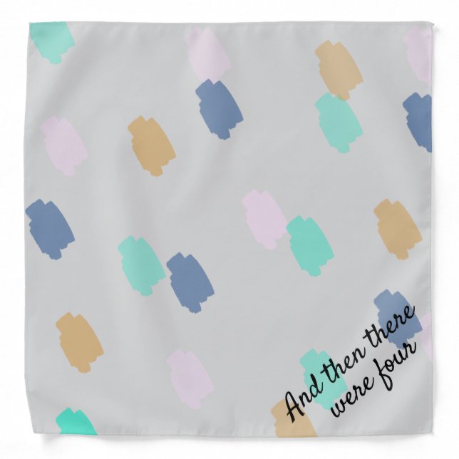 First Pregnancy Announcement Dog Bandana (Front)