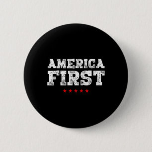 First Pro-trump Men Women Button