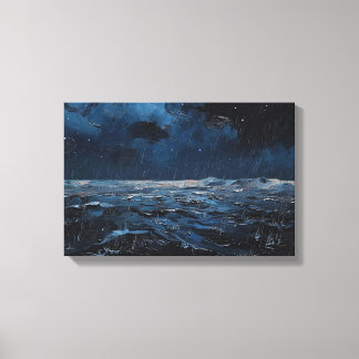 "First Rain on Earth" Oil Painting #8 Canvas Print