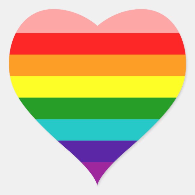 heart gay flag png
