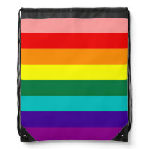 First Rainbow Pride Flag Drawstring Bag First Rainbow Pride Flag Drawstring Bag