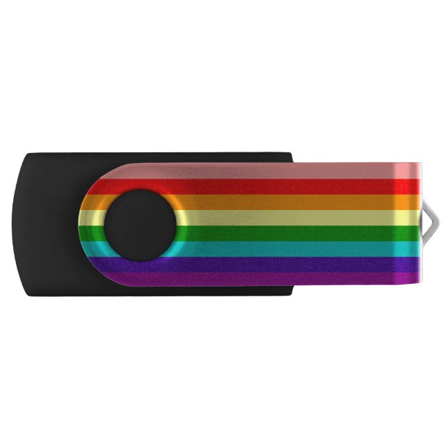 First Rainbow Pride Flag Flash Drive (Front)