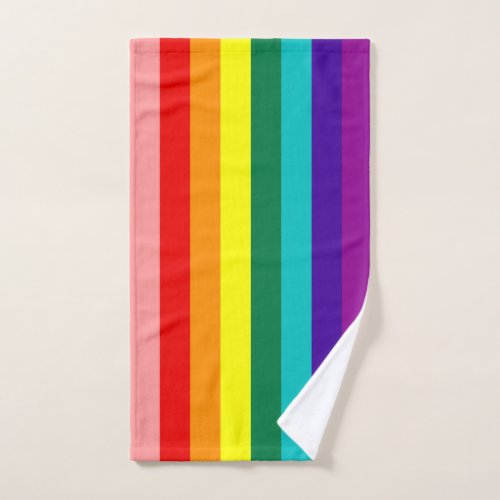 First Rainbow Pride Flag Hand Towel