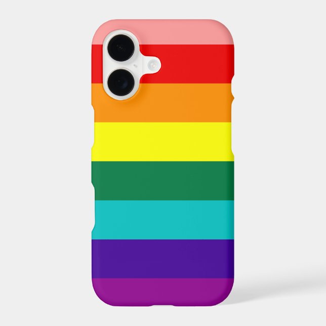 First Rainbow Pride Flag Iphone Case (Back)