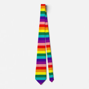 First Rainbow Pride Flag Neck Tie
