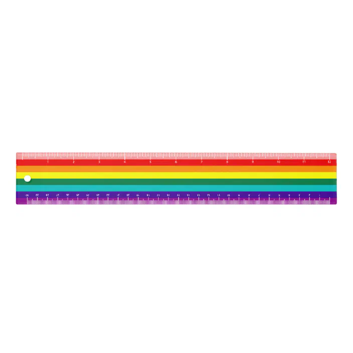 First Rainbow Pride Flag Ruler Zazzle Com