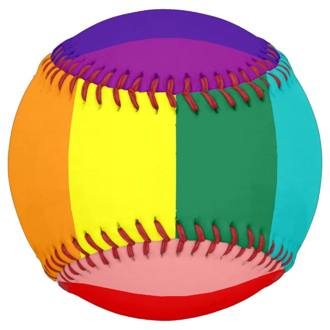 First Rainbow Pride Flag Softball (Front)