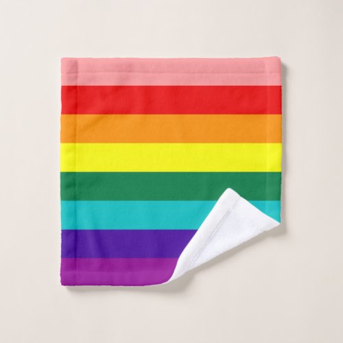 First Rainbow Pride Flag Wash Cloth