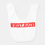 First-rate Stamp Baby Bib