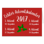 First Real Advent Calendar (Front Horizontal)