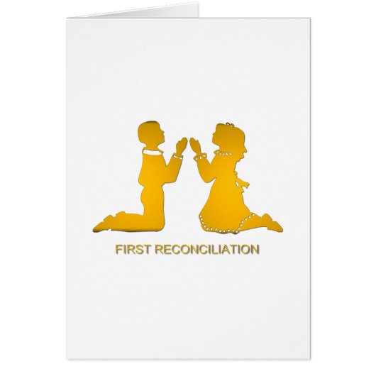 First Reconciliation Cards (Front)