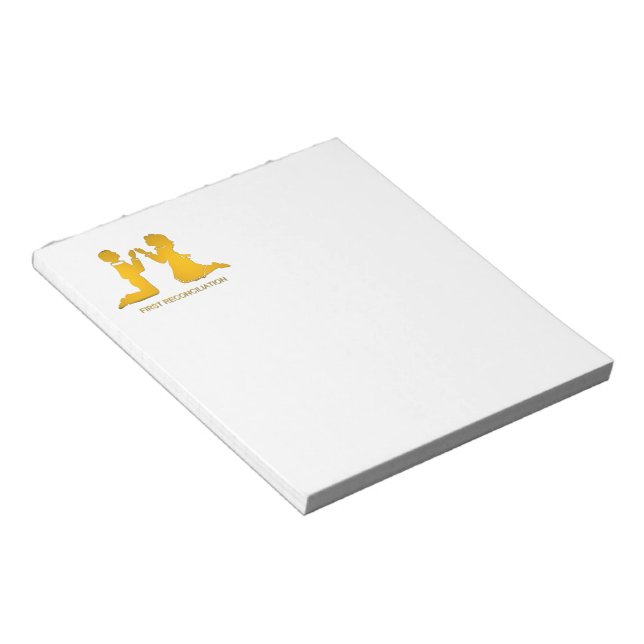 First Reconciliation Notepad (Angled)