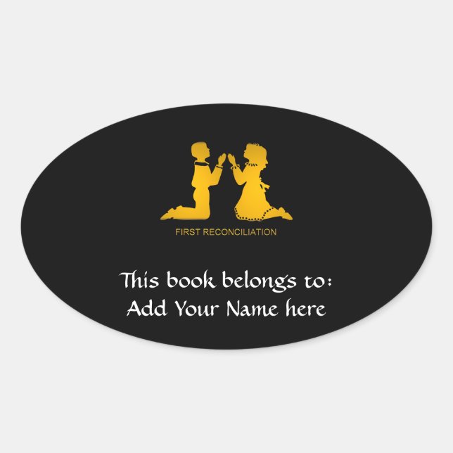 First Reconciliation Oval Sticker (Front)