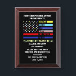 First Responder Award Plaque<br><div class="desc">First Responder Award Plaque</div>