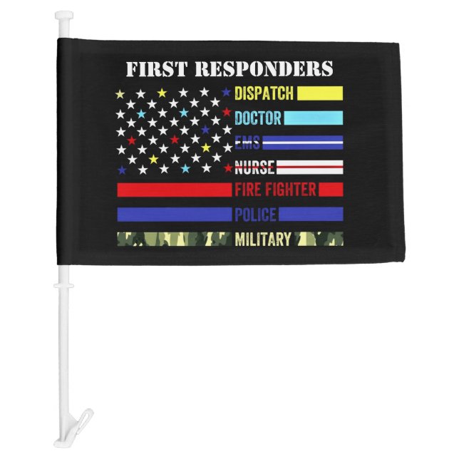 First Responder Car Flag (Front)