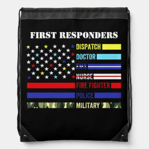 First Responder Drawstring Bag