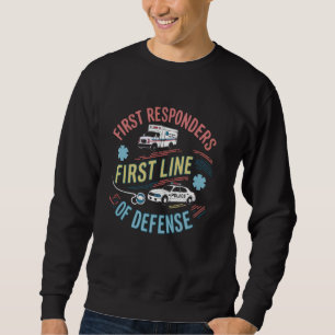 First Responder Emergency Medical Services Paramed Sweatshirt
