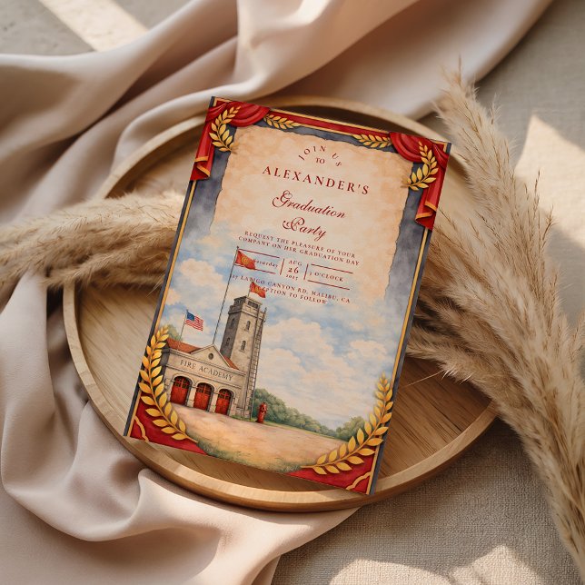 First Responder Graduation Celebration Invitation (Creator Uploaded)