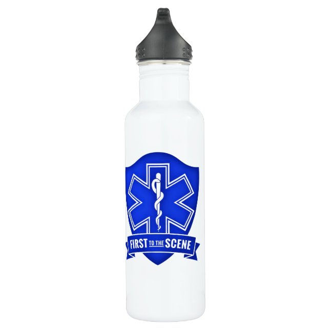 First Responder  Stainless Steel Water Bottle (Right)