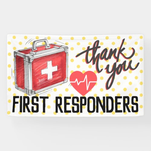 First Responder Thank You Coronavirus First Aid Banner