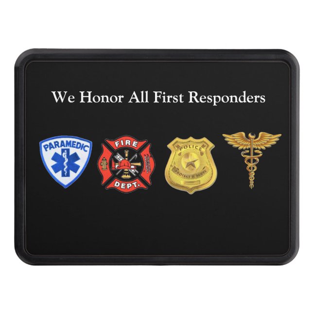 First Responders Banner Hitch Cover (Front)