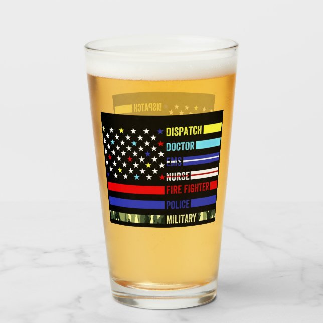 First Responders Glass (Front Filled)