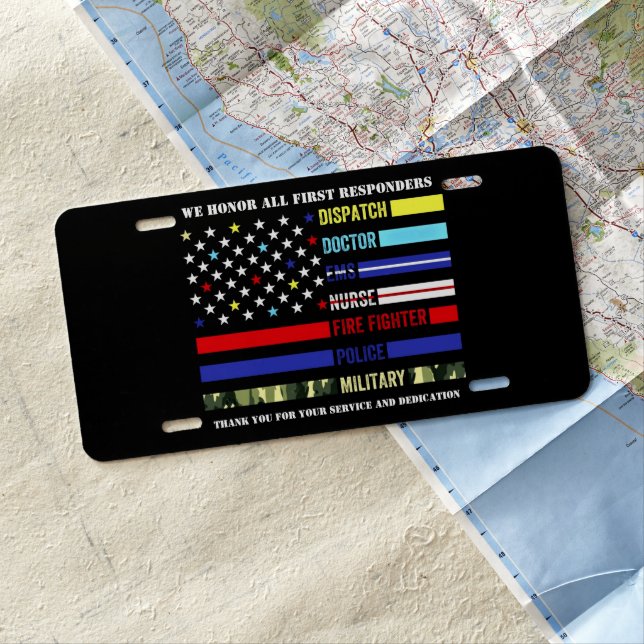 First Responders  License Plate (In Situ)